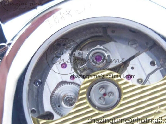 0302 Villeret 6654 SS Complicated Function OMF 1:1 Best Edition White Dial on Brown Leather Strap A6654 V Popular 7904